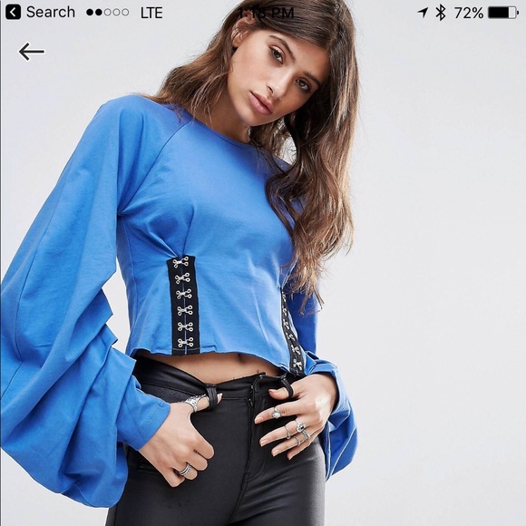 ASOS Tops - Blue corset top